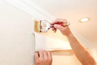 Pose de papier peint à Nolléval — revêtements muraux et toiles de verre